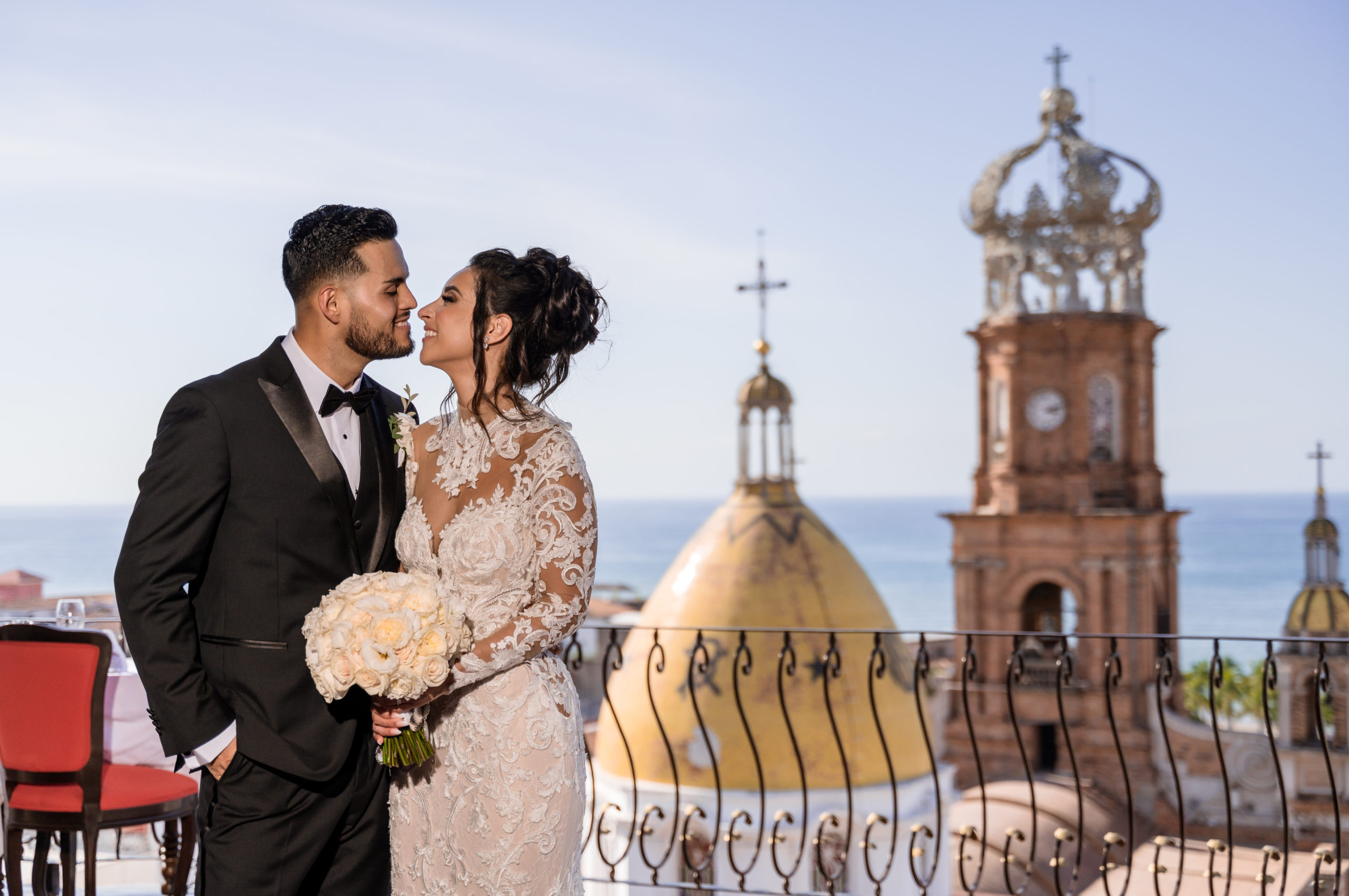 Wedding at The Church of Our Lady of Guadalupe in Puerto Vallarta.