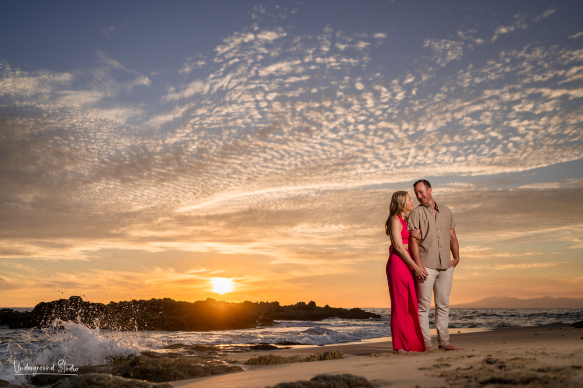 sunset photo idea at the beach