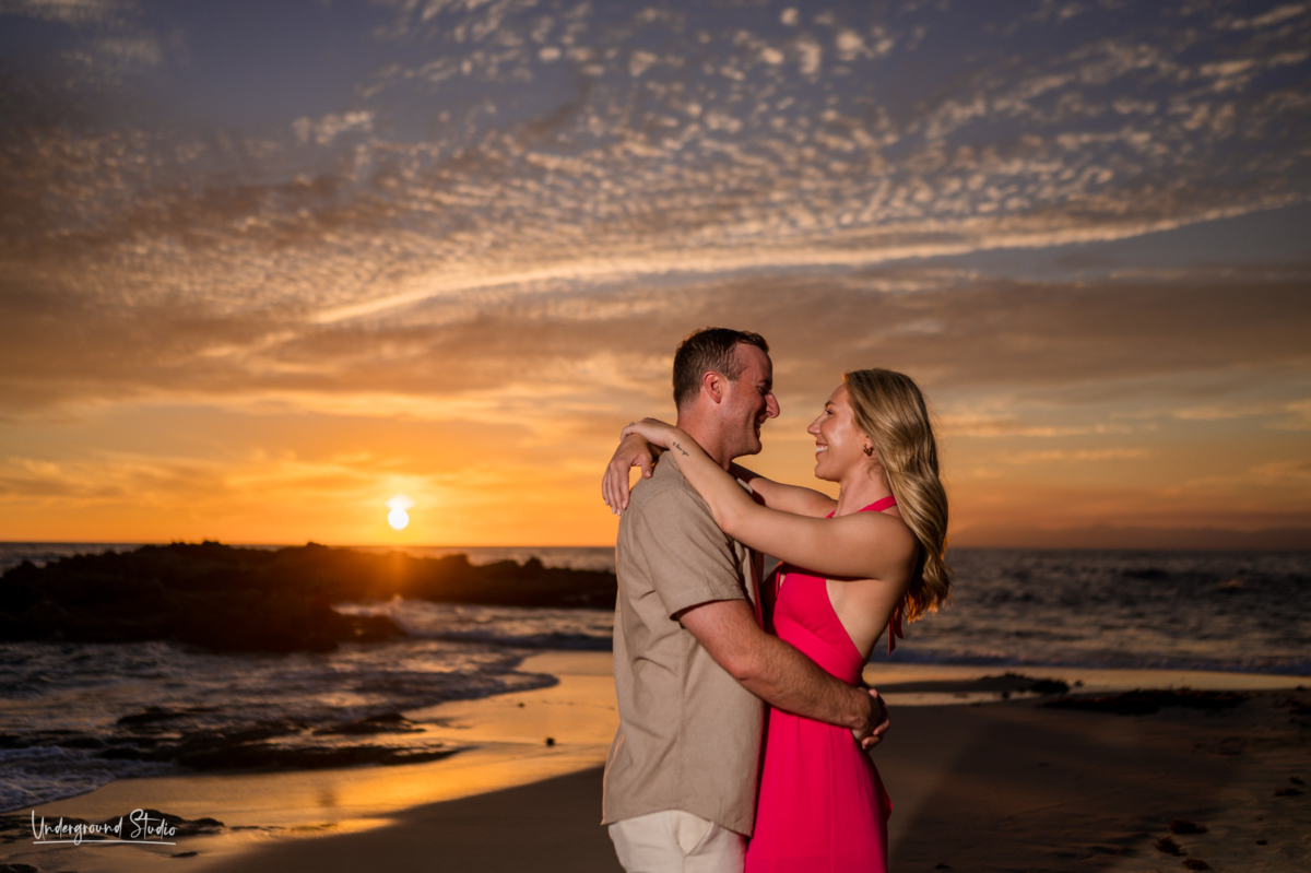 sunset photo idea at the beach