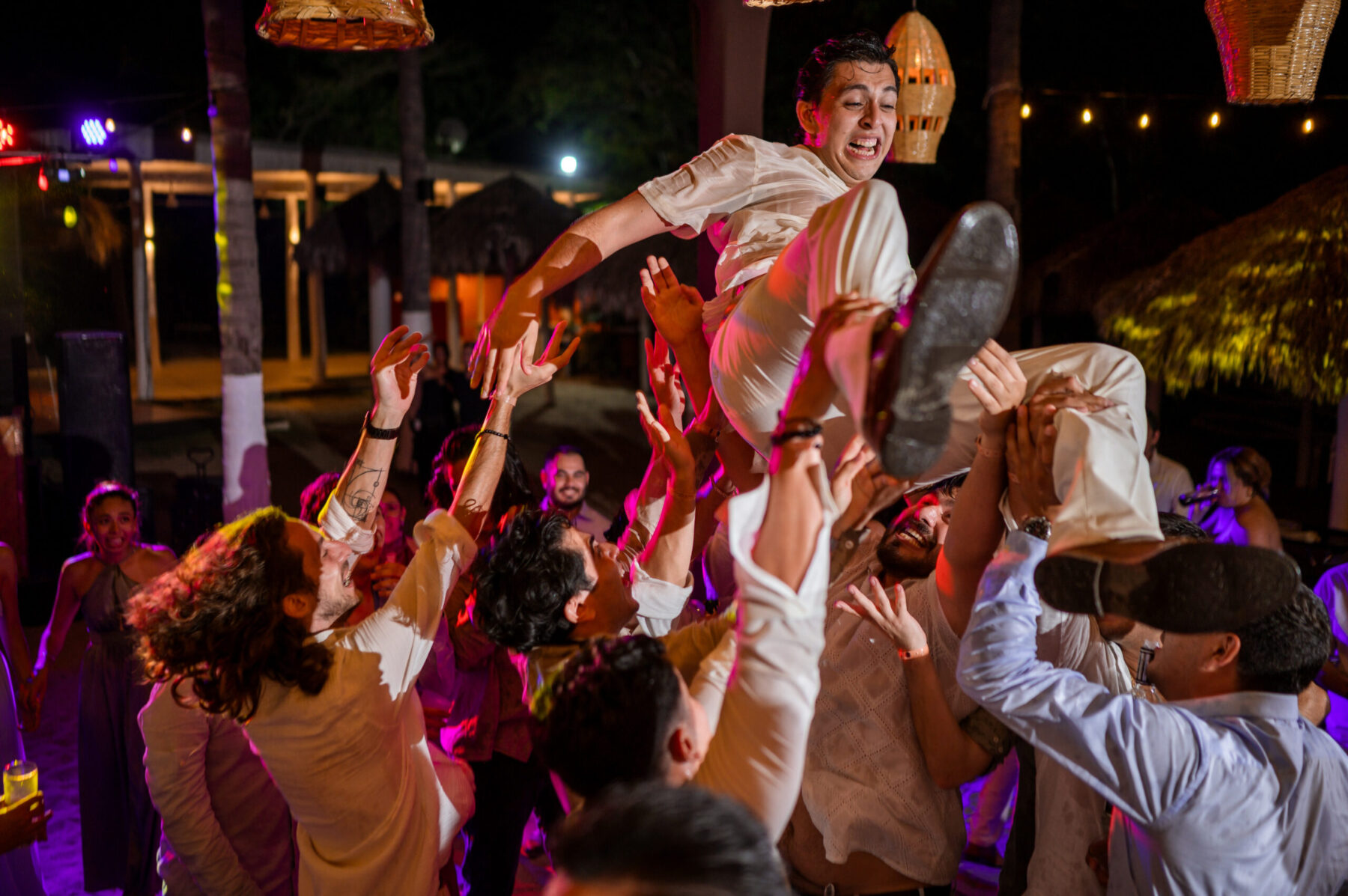 party photo in a wedding