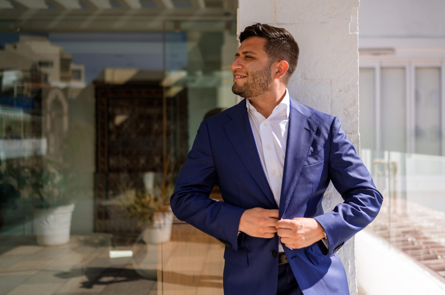 groom portrait villa casa karma